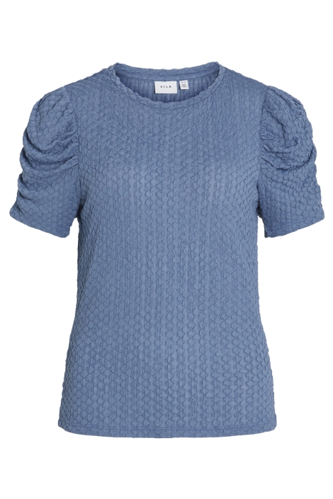 Vila vianine s/s puff sleeve top - noos